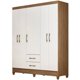 thumbnail image 1 of Closet Assis 5 Puertas 2 Cajones Natural Blanco, 1 of 3
