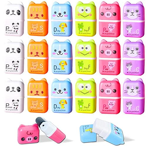 Goma de borrar Odowalker 24 unidades multicolor 390 g