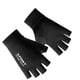 thumbnail image 5 of Guantes de Pantalla táctil solar a prueba de golpes Transpirable Fresco Fino Antideslizante para conducir , medio negro medio dedo negro, 5 of 5