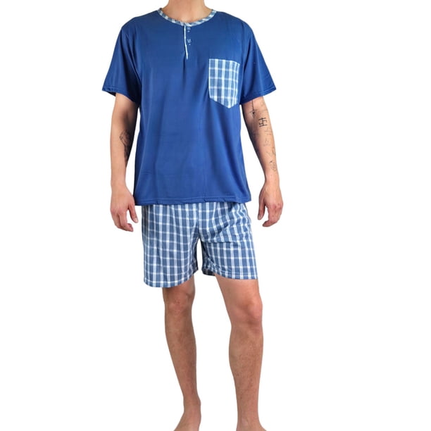 Pijama Hombre Verano Short Y Polera 524