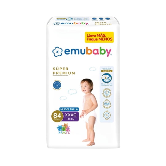Pañales Emubaby Premium Xxxg