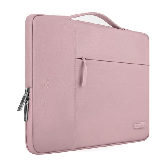Funda para portátil MOSISO de poliéster multifuncional de 16 pulgadas, rosa