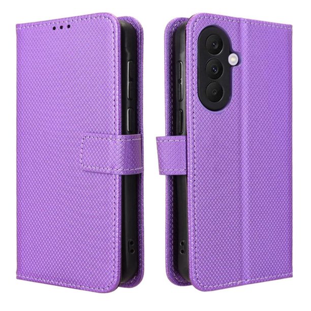 Funda Billetera para con Ranuras y Soporte Morado