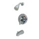 thumbnail image 1 of Grifo Kingston Brass Chatham de una sola manija para tina y regadera, cromo pulido, 1 of 2
