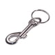 thumbnail image 1 of Snap Hook Hillman 701306 de metal con llavero, paquete de 5 unidades, color blanco, 1 of 2