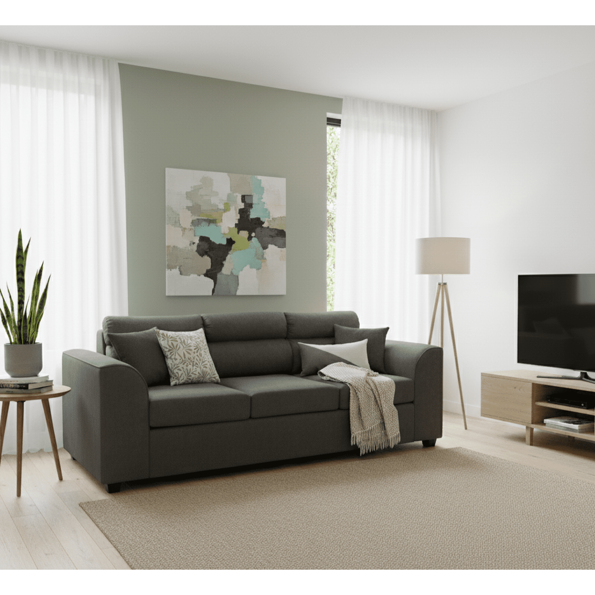 Fancy Hogar - Sofa Pufa 3 Cuerpos