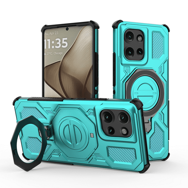 Funda FOXDOCK para Motorola Edge 50 5G , magnética, ligera, soporte 360°, antigolpes