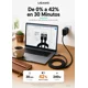 thumbnail image 3 of Cable Usb Tipo C A Usb C Trenzado Para iPhone 15 16 17 Para Samsung Xiaomi Rapida 240w Largo 1,2m Usams Sj727 Negro, 3 of 8