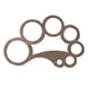 thumbnail image 4 of Regla Circular, Plantilla De Corte De Esquina De Cuero Redondo, Herramienta Artesanal De Cuero DIY, Estilo B, 4 of 5