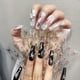 thumbnail image 2 of Holographic Butterfly Nail Stickers Silvery Chrome Effect Laser Stars Sliders For Nails Adhesive Decal Flowers Manicure BTF-S, 2 of 2