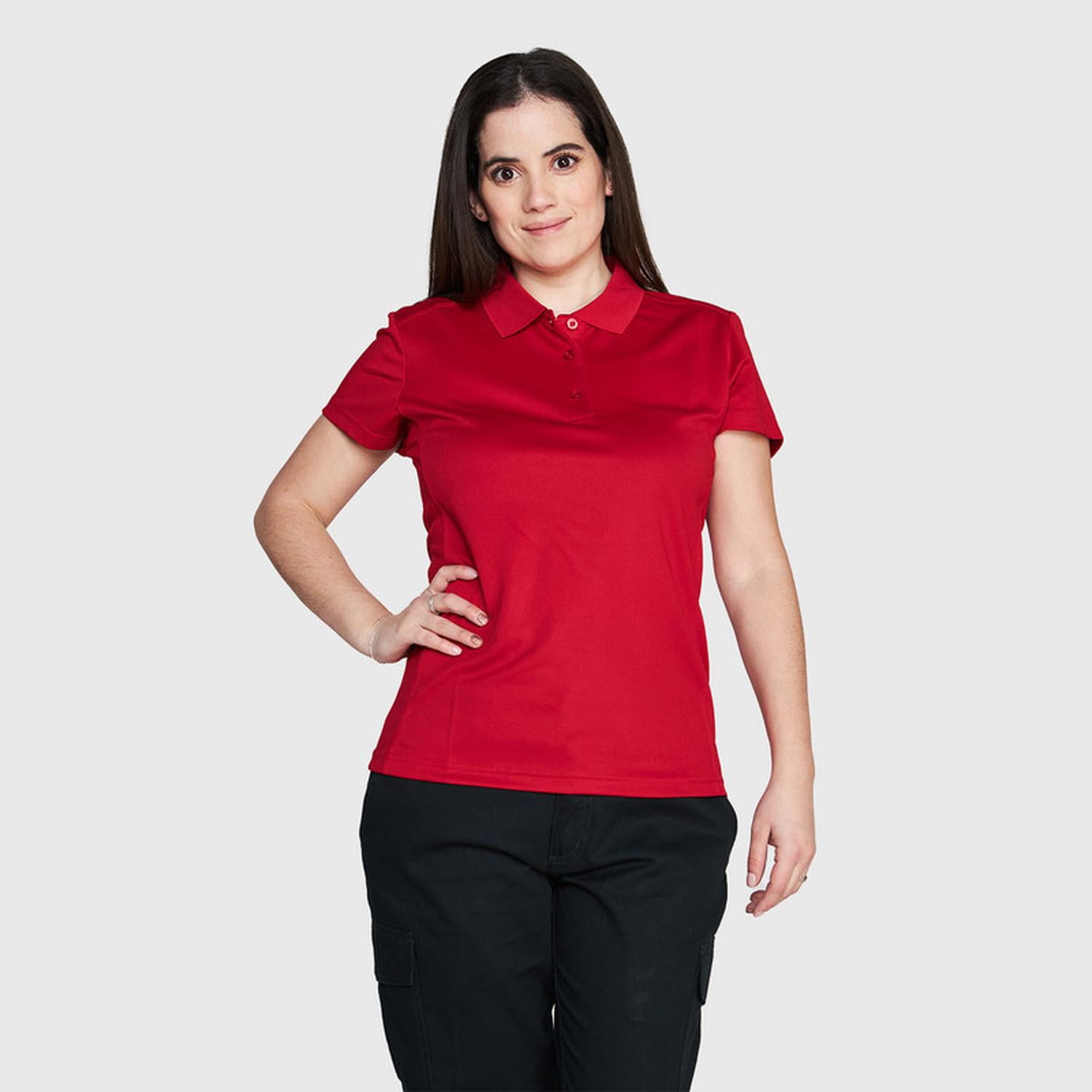 Jayson - Polera Dry Fit Mujer M/c Rojo Xl