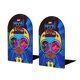 thumbnail image 1 of Chica Luna Sujetalibros decorativos temáticos, tope para estantería con base antideslizante, uso dual para hogar y oficina - 2 piezas, 1 of 6