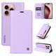 thumbnail image 1 of Funda Billetera de Cuero para iPhone 16 Pro con Tarjetero y Soporte - Tapa Magnética Morado, 1 of 6