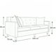 thumbnail image 5 of Sofá 3 Cuerpos New Mallorca Tela Lino Beige, 5 of 5