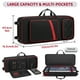 thumbnail image 3 of Funda para Teclado Bosstin 61 Teclas con Ruedas y Correas Mochila, 3 of 3