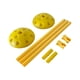 thumbnail image 5 of 3 Piezas Vallas de Agilidad Ajustables para Entrenamiento de Velocidad Obstáculos Deportivos Equipamiento de Fuerza Material PP Plegable Adecuado, 5 of 5