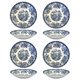 thumbnail image 1 of Juego de 4 cuencos para pasta Churchill 23 cm Tonquin Blue, 1 of 3