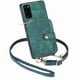 thumbnail image 3 of Funda Tipo Cartera con Correa Cruzada para Samsung Galaxy S20 Protección Contra Golpes Verde, 3 of 6