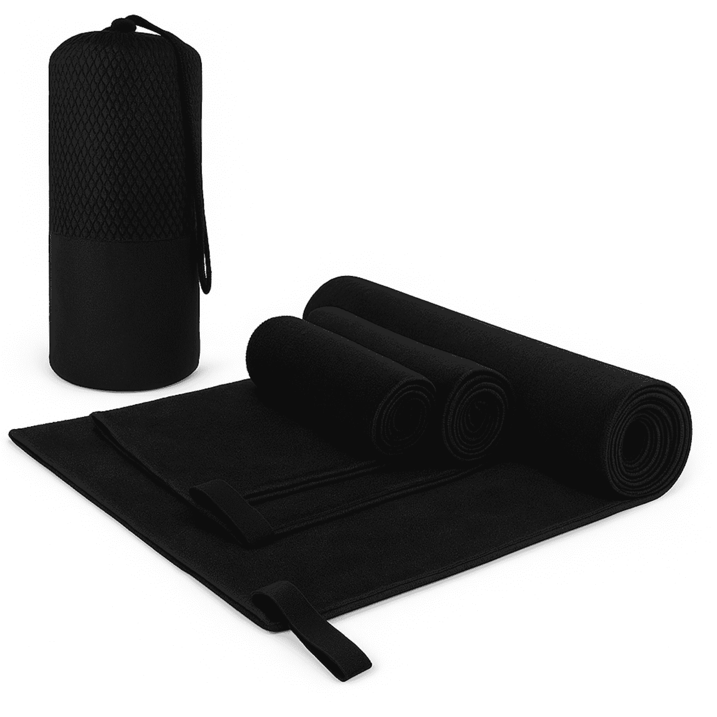 Genérico - Toalla Microfibra Set De 3 Baño Viaje Natación Secado Rápido