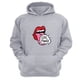 thumbnail image 1 of Polerón Canguro Girl Power Gris Claro Talla S Unisex, 1 of 3
