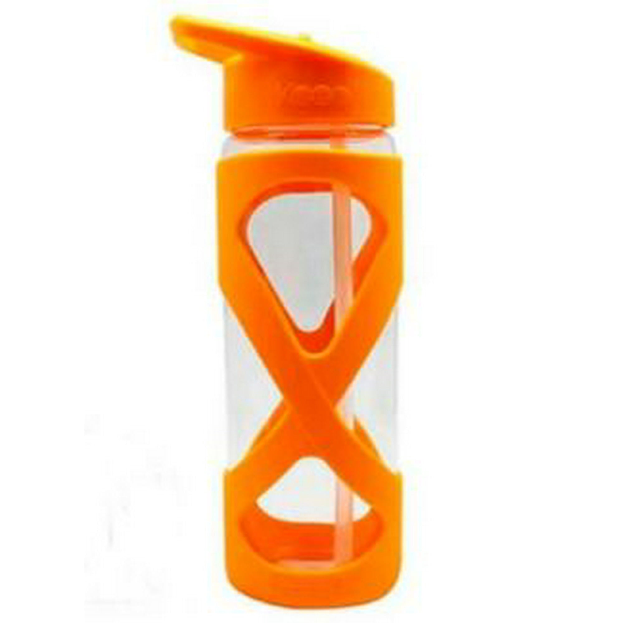 Keep - Botella De Vidrio Con Bombilla Y Funda Antideslizante 532ml Multicolor