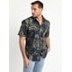 thumbnail image 3 of Guayabera Estampada Azul Marino azul marino 3XL, 3 of 4