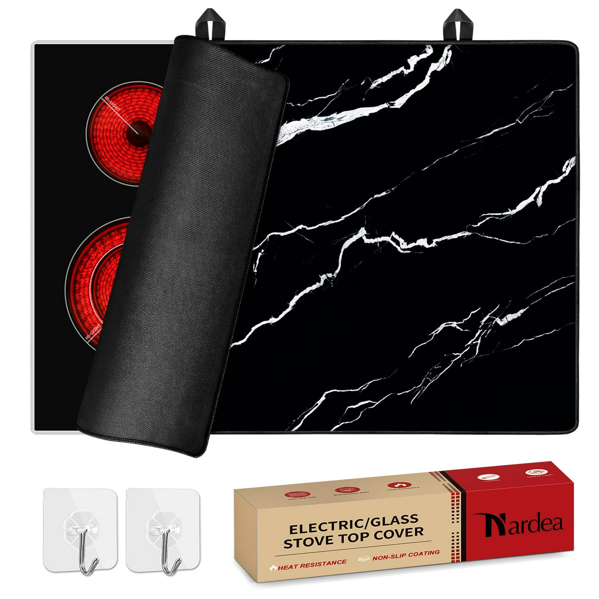 Protector De Estufa Nardea, Tapa De Cristal, 61 X 53 Cm, Resistente Al Calor