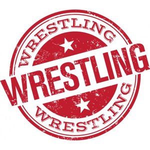 Rienda Libre Graphics - Decomural Wrestling Badge Sports Ws-47443