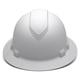 thumbnail image 2 of Casco con trinquete Pyramex Ridgeline de ala completa con 4 puntas, color blanco, 2 of 5