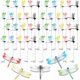 thumbnail image 1 of 40 clips libélula repelente insectos artificial 3D clip sombrero decoración jardín, 1 of 7
