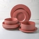 thumbnail image 2 of Juego de vajilla Stone Lain de 16 piezas color Redwood, 2 of 6