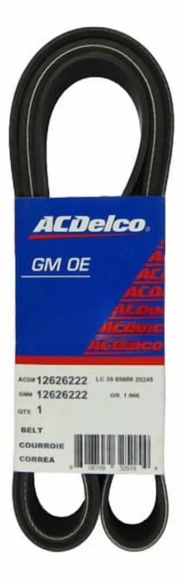 Acdelco - Correa Accesorios Bomba Agua Chevrolet Tahoe 5.3 2007-2014