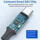 thumbnail image 3 of Adaptador USB C a 3.5mm OneKer 2 Pack Chip DAC Nylon, 3 of 3