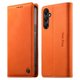 thumbnail image 1 of Funda Billetera de Cuero para [Samsung Galaxy A35], Bloqueo RFID, Tarjetas y Soporte Naranja, 1 of 5