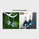 thumbnail image 1 of Irregular Teardrop Dangle Earrings - Perfect for Bridal Weddings, Parties, and Gifts for Ladies, Moms, Daughters, Girlfriends, and More, 1 of 5