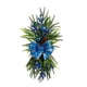 thumbnail image 3 of Guirnalda Navide?a Colgante Para Escaleras, Para Buzón, Barandilla Interior Y Exterior, Color Azul, 3 of 3