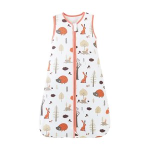 Kivara - Saquito Dormir Bebe Tog 0,5 Algodon Ultraliviano Erizo Rojo M