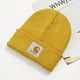 thumbnail image 1 of Warm and Cozy Unisex Knit Beanie with Solid Color and Skull Design - Perfect for Skiing, Autumn, and Winter, 1 of 5