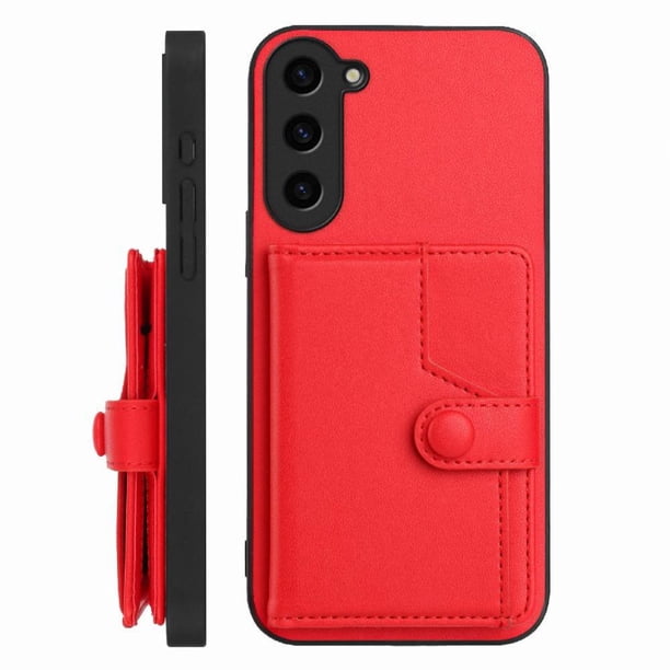FOXDOCK Funda para SAMSUNG Galaxy s23 FE con Bloqueo RFID - Diseño Elegante con Cierre de Botón