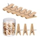 thumbnail image 1 of Clips De Madera Papel Foto Chinchetas Tachuelas Chinchetas Alfileres Memo Abrazadera 100 Uds, 1 of 5