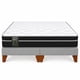 thumbnail image 2 of Base de Cama de 2 Plazas + Colchon Mery Desing 1 Pilow - Gris Claro, 2 of 7