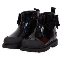 Botin Bebé Niña Negro Pillin