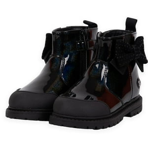 Botin Bebé Niña Negro Pillin