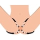 thumbnail image 1 of T4- Potátil Negro Kit de Restricciones Ajustable con Pinzas Cinturón Dispositivo de Estimulación para mujeres Hombre, 1 of 4
