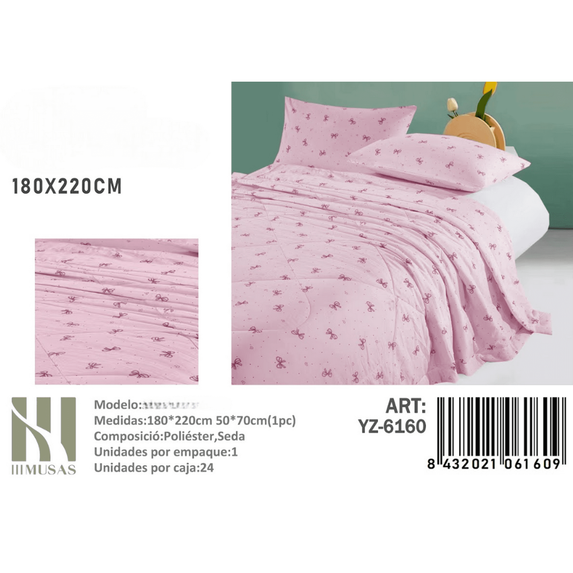 Mundo Shopping - Plumon Con Diseño Rosa Plaza Y Media Imusa