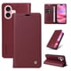 thumbnail image 1 of Funda Billetera de Cuero para iPhone 16 con Tarjetero y Soporte - Tapa Magnética Rojo, 1 of 6