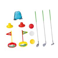 Magideal - Kids Golf Club Conjunto Con Bolsa De Almacenamiento Interacción Para Padres Interacción Para Niños Patio De Golf De Golf Para Niñas Al Aire Libre Pati Gris