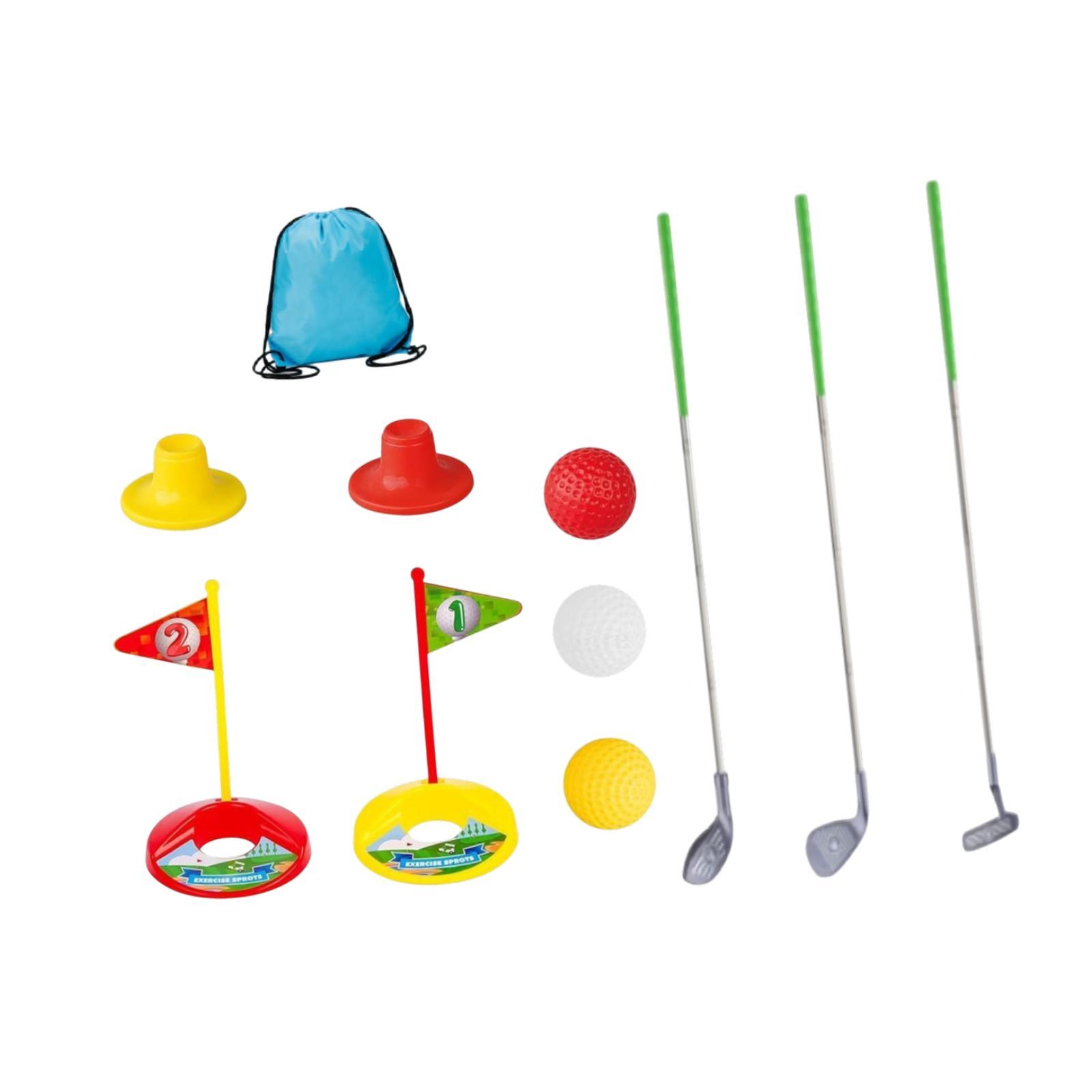 Magideal - Kids Golf Club Conjunto Con Bolsa De Almacenamiento Interacción Para Padres Interacción Para Niños Patio De Golf De Golf Para Niñas Al Aire Libre Pati Gris