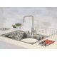 thumbnail image 2 of Lavaplatos Simple Empotrado Qatar Shop Acero Inoxidable 79x48 cm Brillante, 2 of 3