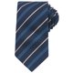 thumbnail image 1 of Corbata delgada a rayas para hombre INSPIRE CHIC de 2.8" de ancho, autoajustable para bodas, graduaciones y negocios formales, talla única Rayado-7, 1 of 5